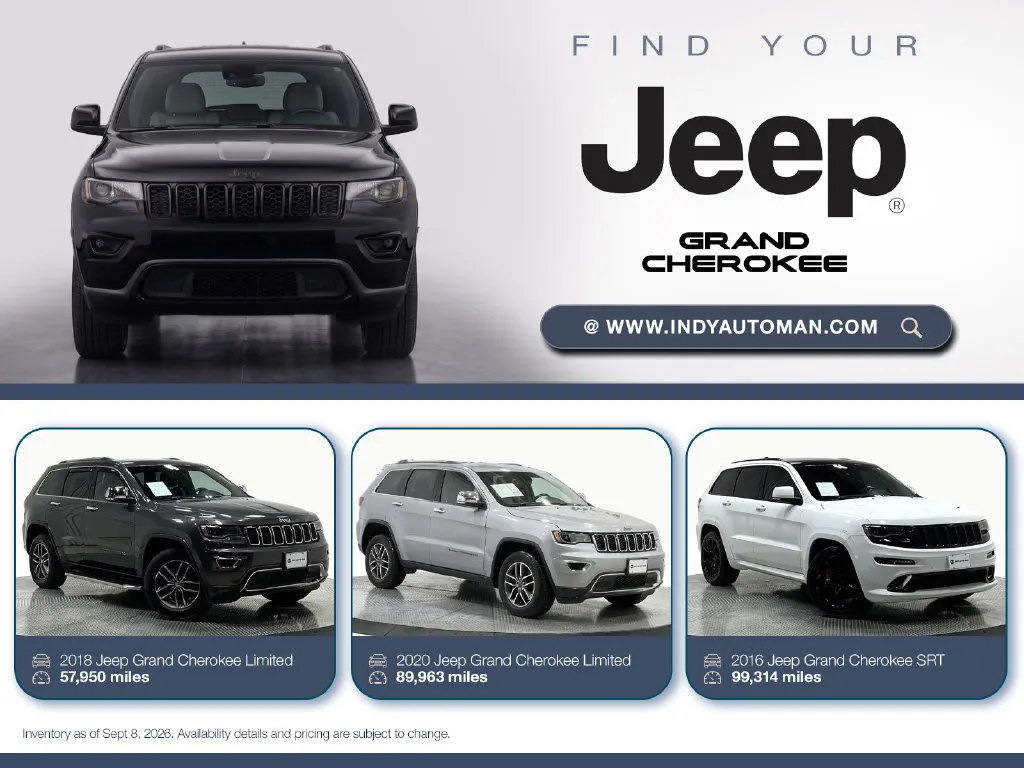 Black 2020 Jeep Grand Cherokee Limited X for sale in Westfield, IN