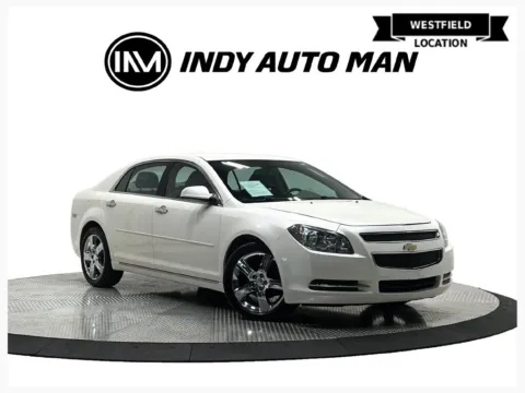White 2012 Chevrolet Malibu LT 1LT for sale in Westfield, IN