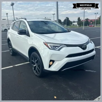 White 2018 Toyota RAV4 SE for sale in Westfield, IN