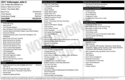 Photos of 2021 Volkswagen Jetta 1.4T S for sale in Westfield, IN at Indy Auto Man - Westfield