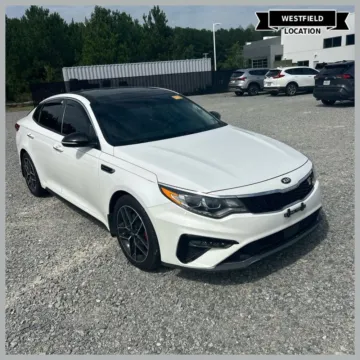 White 2020 Kia Optima SX Turbo for sale in Westfield, IN