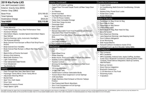 Photos of 2019 Kia Forte LXS for sale in Westfield, IN at Indy Auto Man - Westfield