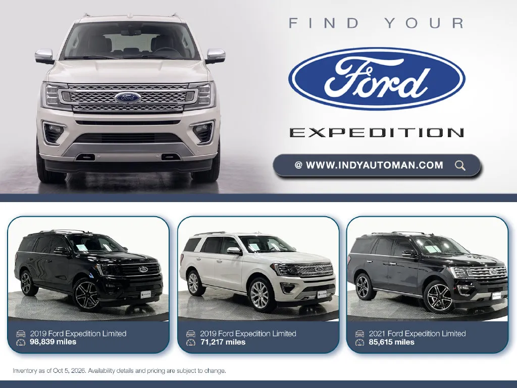 White 2020 Ford Expedition King Ranch for sale in Westfield, IN
