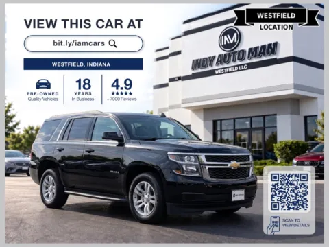 Black 2017 Chevrolet Tahoe LT for sale in Westfield, IN