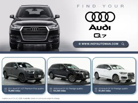 Gray 2020 Audi Q7 55 Premium Plus quattro for sale in Westfield, IN
