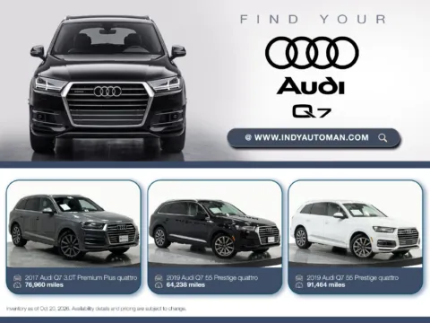Photos of 2020 Audi Q7 55 Premium Plus quattro for sale in Westfield, IN at Indy Auto Man - Westfield