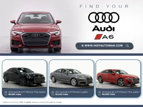 Gray 2019 Audi A6 3.0T Premium Plus quattro for sale in Westfield, IN