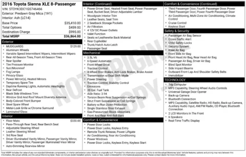 Photos of 2016 Toyota Sienna XLE 8 Passenger for sale in Westfield, IN at Indy Auto Man - Westfield