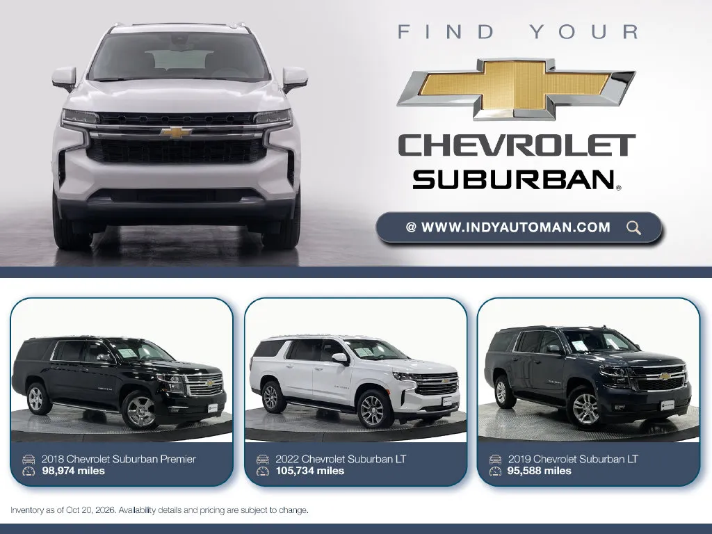 Black 2017 Chevrolet Suburban LT for sale in Westfield, IN