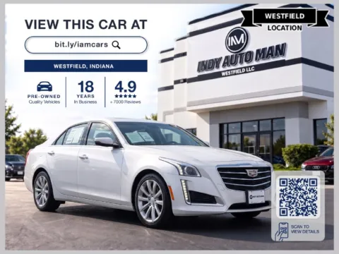 White 2019 Cadillac CTS 3.6L Luxury for sale in Westfield, IN