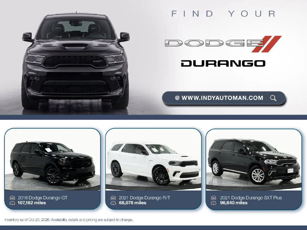 Red 2021 Dodge Durango R/T for sale in Westfield, IN