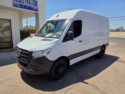 White 2021 Mercedes-Benz Sprinter Cargo Van 3500 HIGH ROOF I4 for sale in Las Vegas, NV