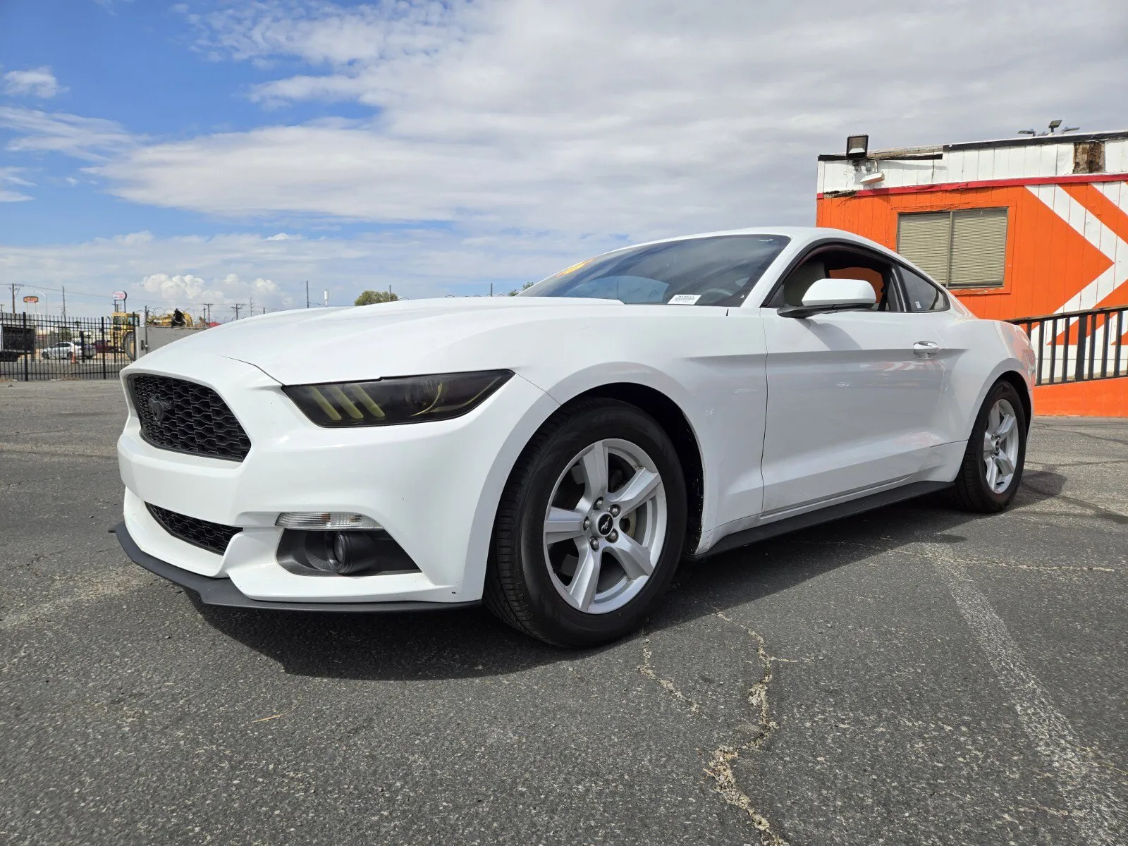 White 2015 Ford Mustang EcoBoost for sale in Las Vegas, NV