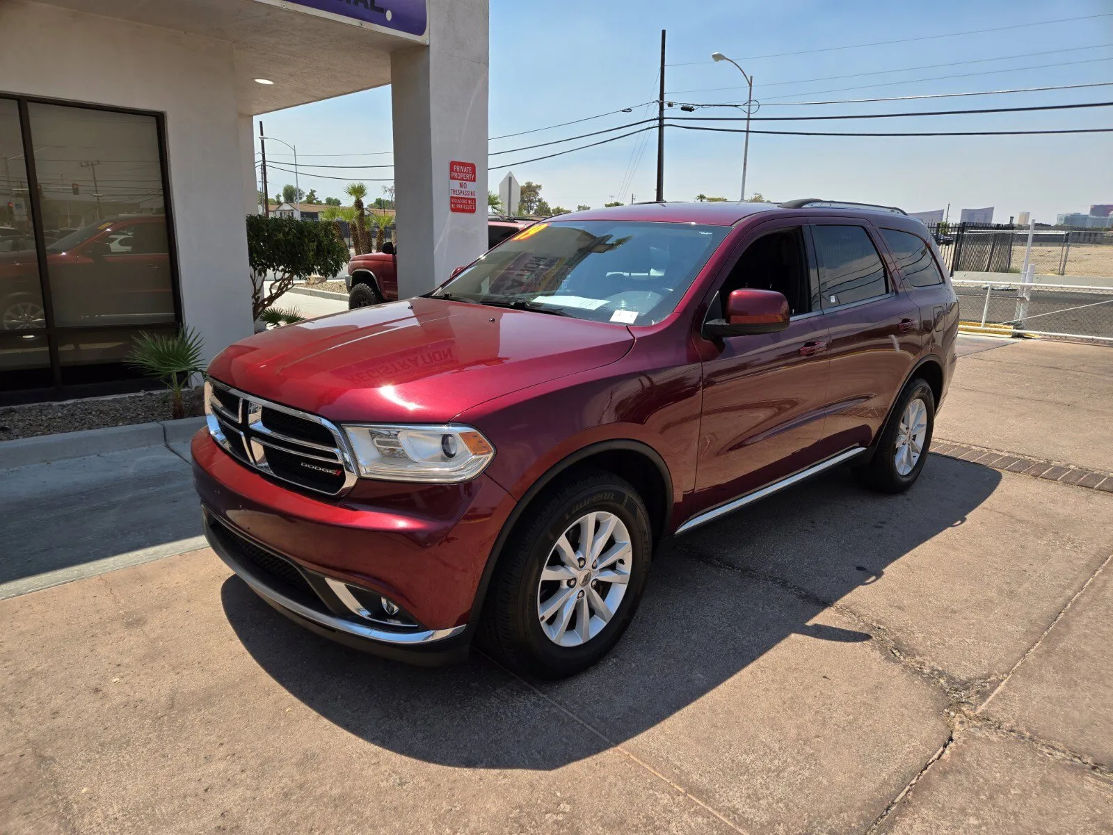 Red 2019 Dodge Durango SXT Plus for sale in Las Vegas, NV