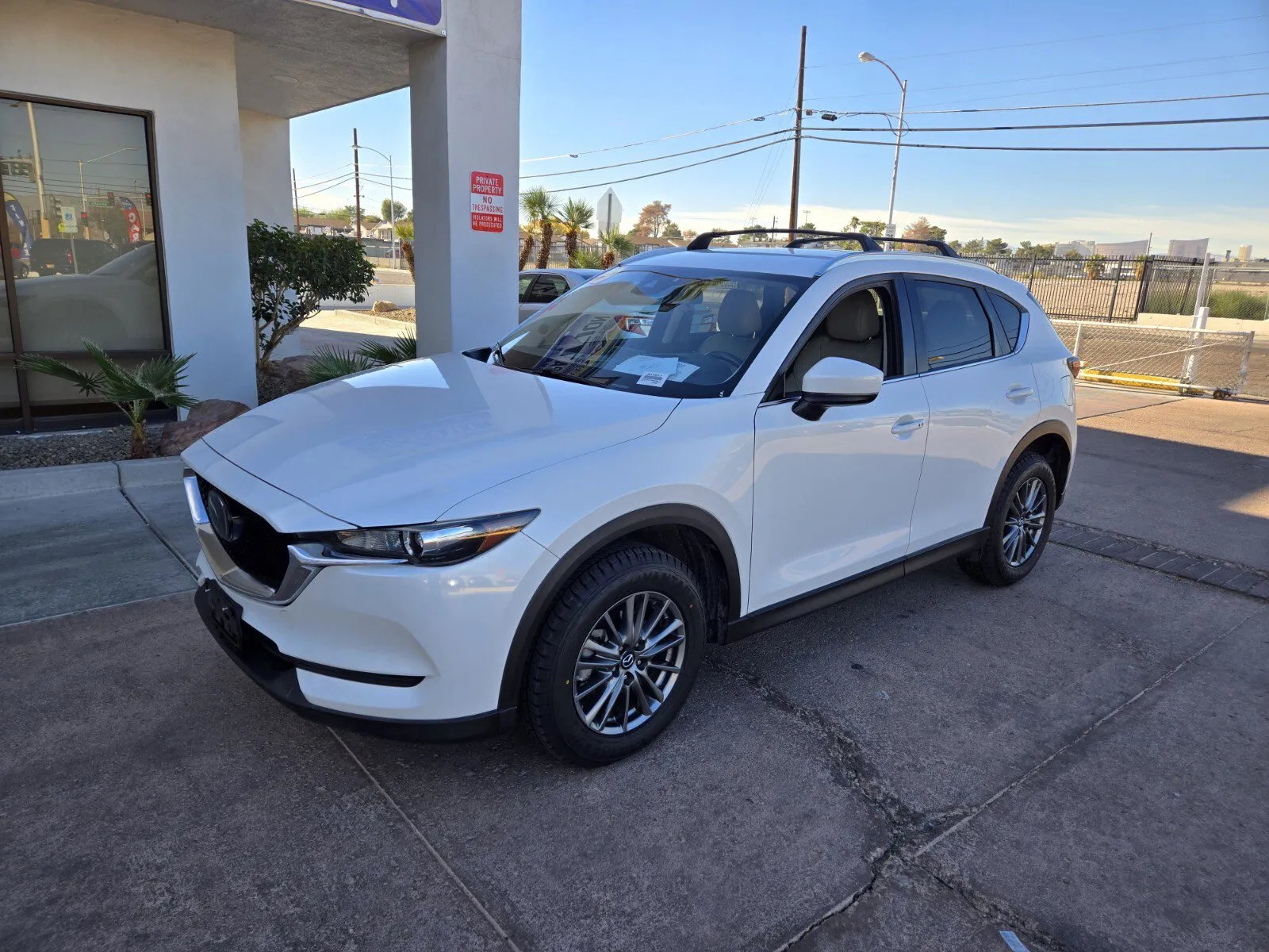 White 2019 Mazda CX-5 Touring for sale in Las Vegas, NV