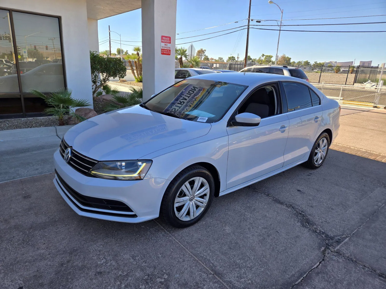 Silver 2017 Volkswagen Jetta 1.4T S for sale in Las Vegas, NV