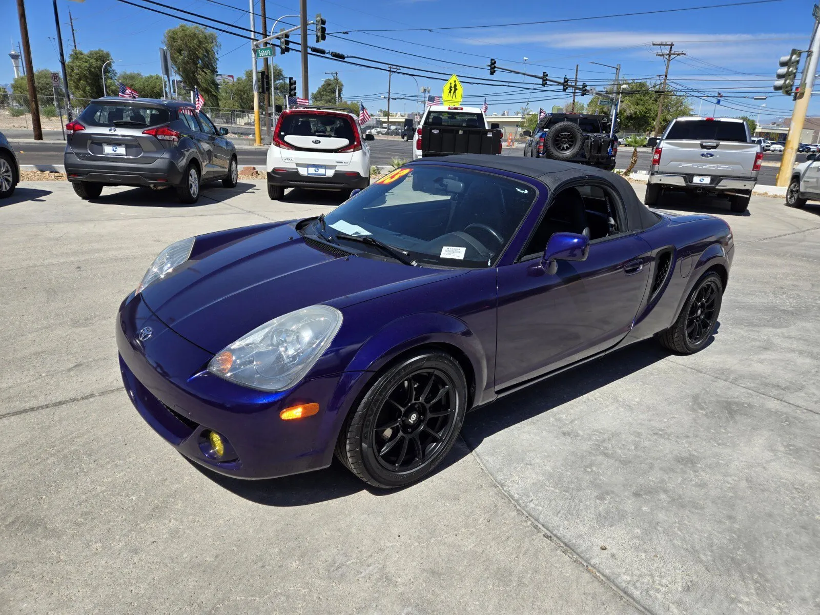 Purple 2003 Toyota MR2 Spyder 2DR CONV MT for sale in Las Vegas, NV
