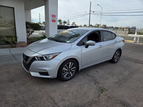 Silver 2020 Nissan Versa SV for sale in Las Vegas, NV