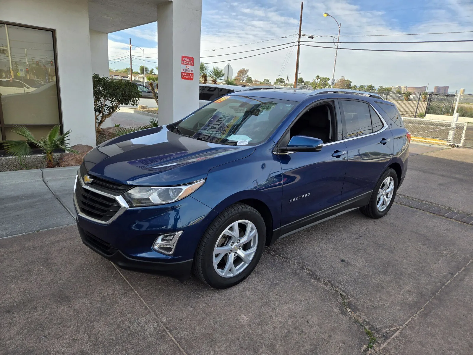 Blue 2019 Chevrolet Equinox LT for sale in Las Vegas, NV