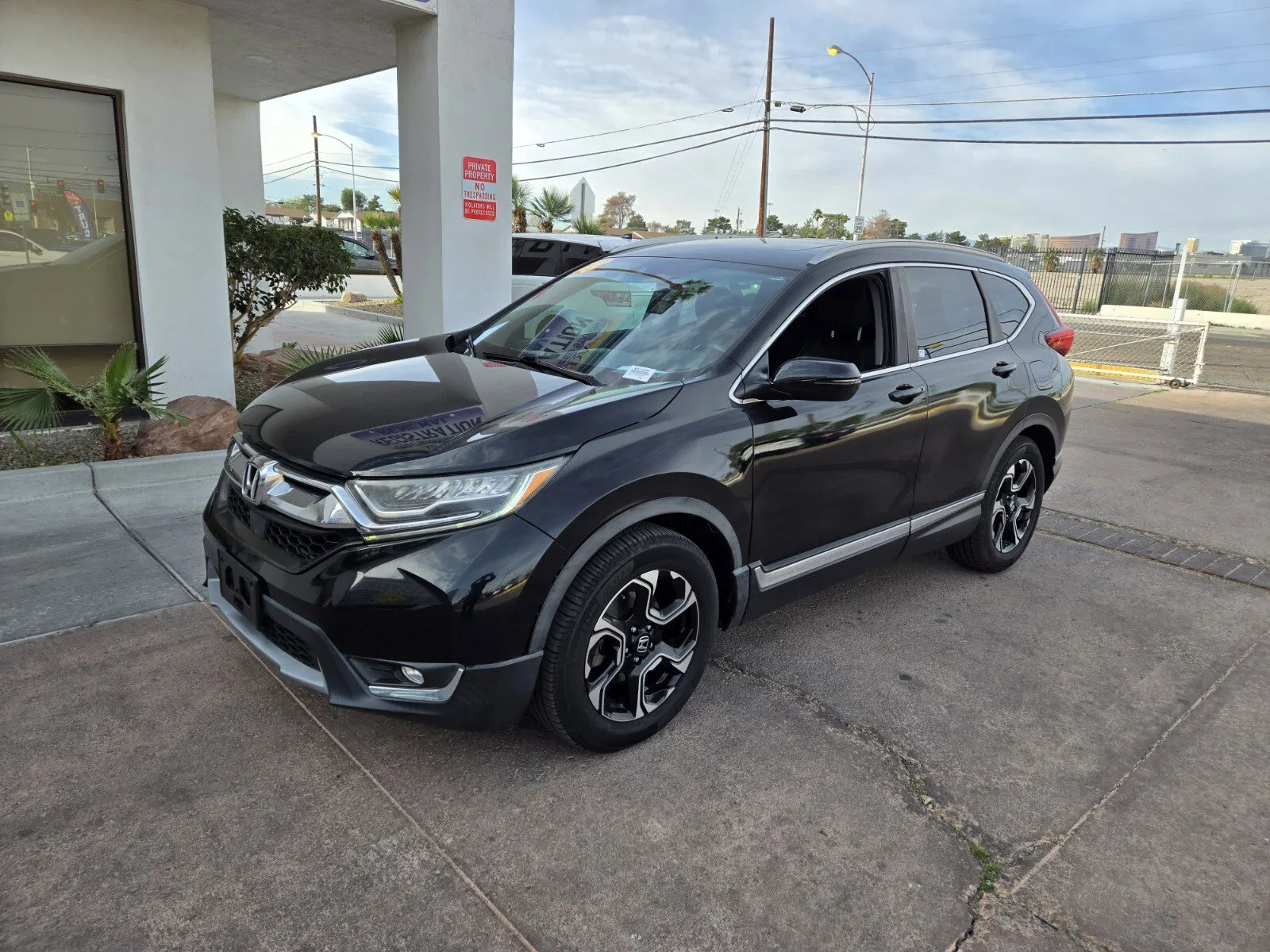 Black 2018 Honda CR-V Touring for sale in Las Vegas, NV