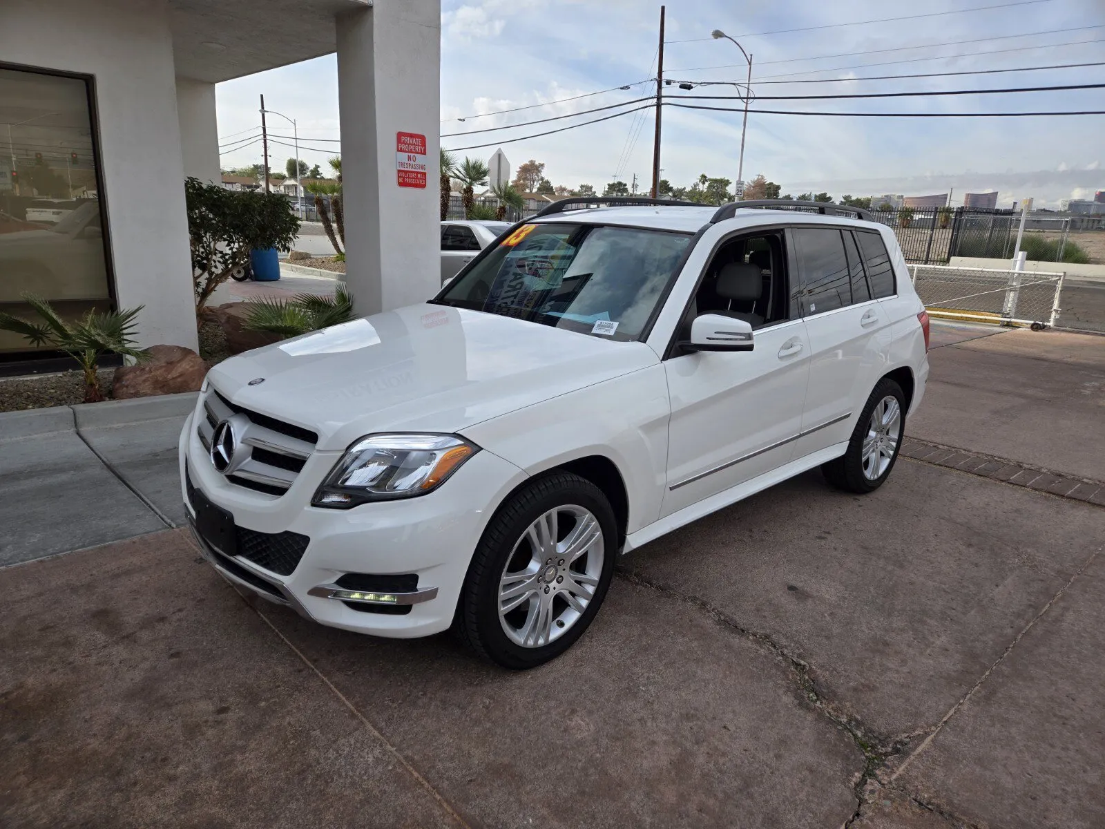 White 2013 Mercedes-Benz GLK-Class GLK 350 for sale in Las Vegas, NV