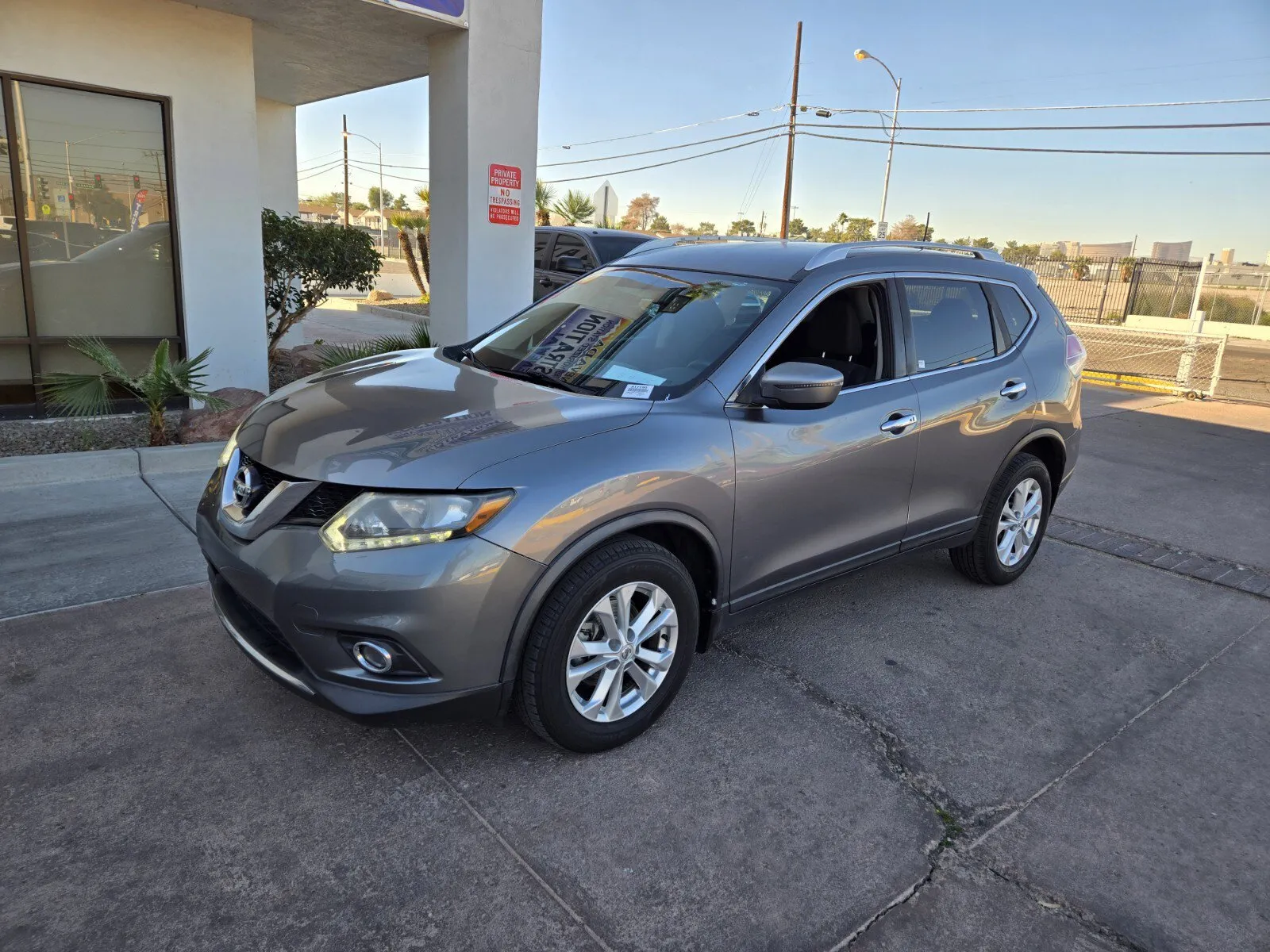 Gray 2016 Nissan Rogue SV for sale in Las Vegas, NV