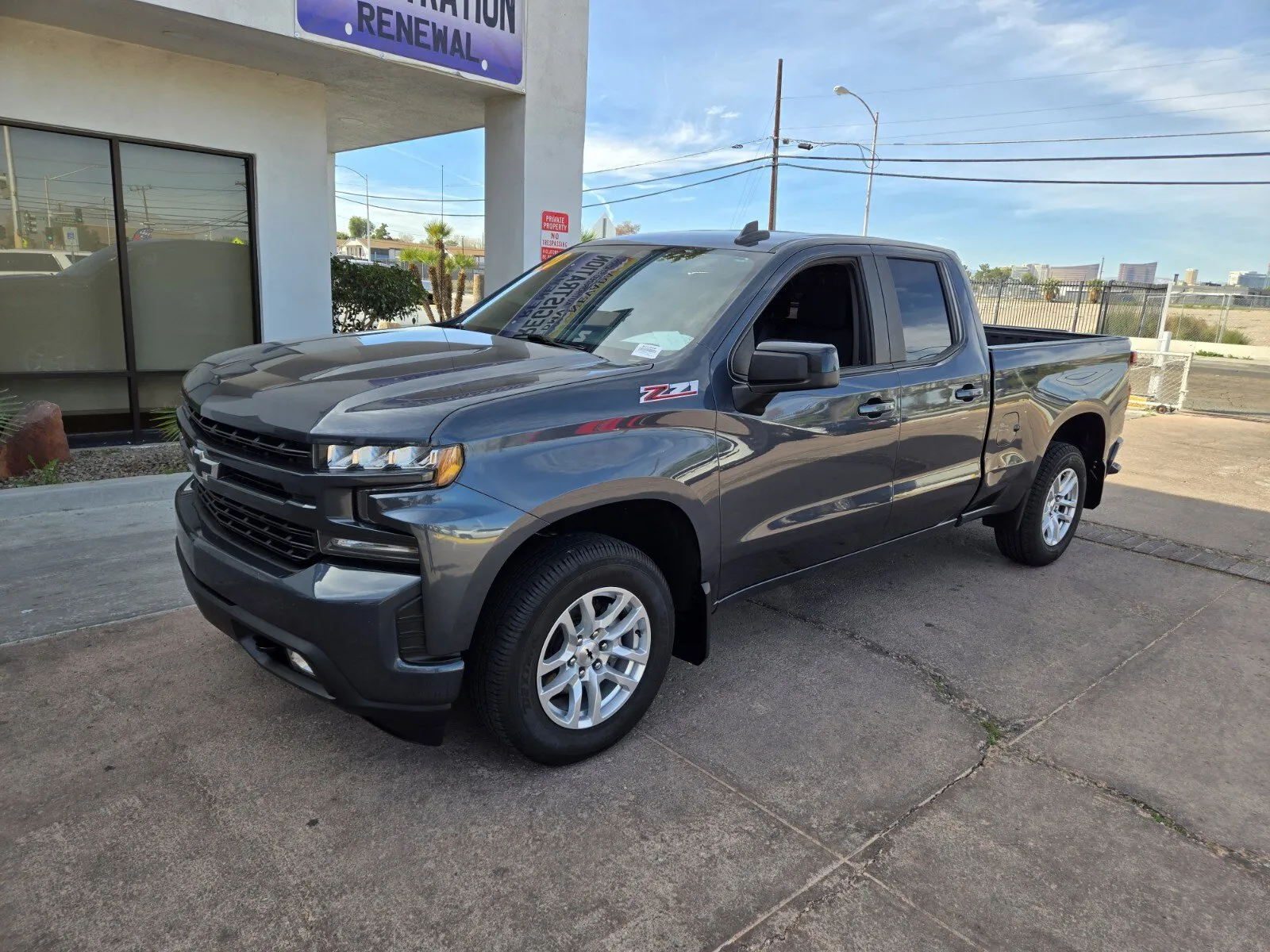 Gray 2020 Chevrolet Silverado 1500 RST for sale in Las Vegas, NV