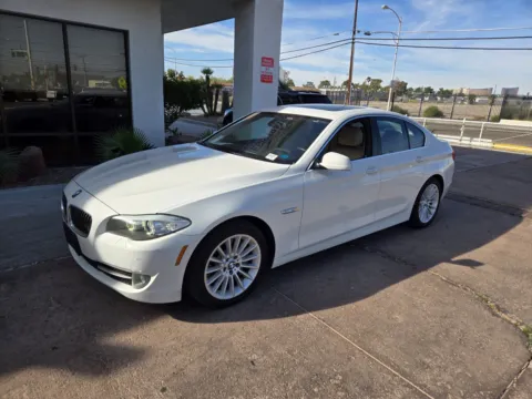White 2011 BMW 5 Series 535i for sale in Las Vegas, NV
