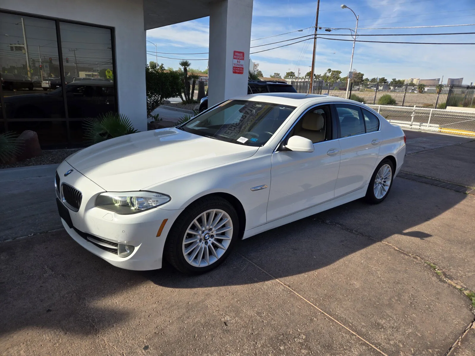 White 2011 BMW 5 Series 535i for sale in Las Vegas, NV