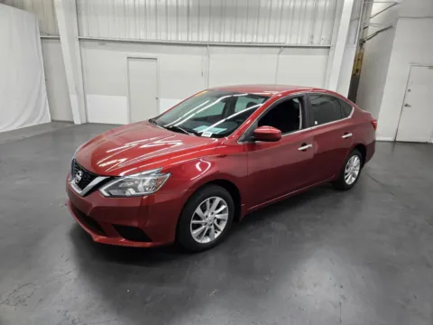 Red 2017 Nissan Sentra SV for sale in Las Vegas, NV