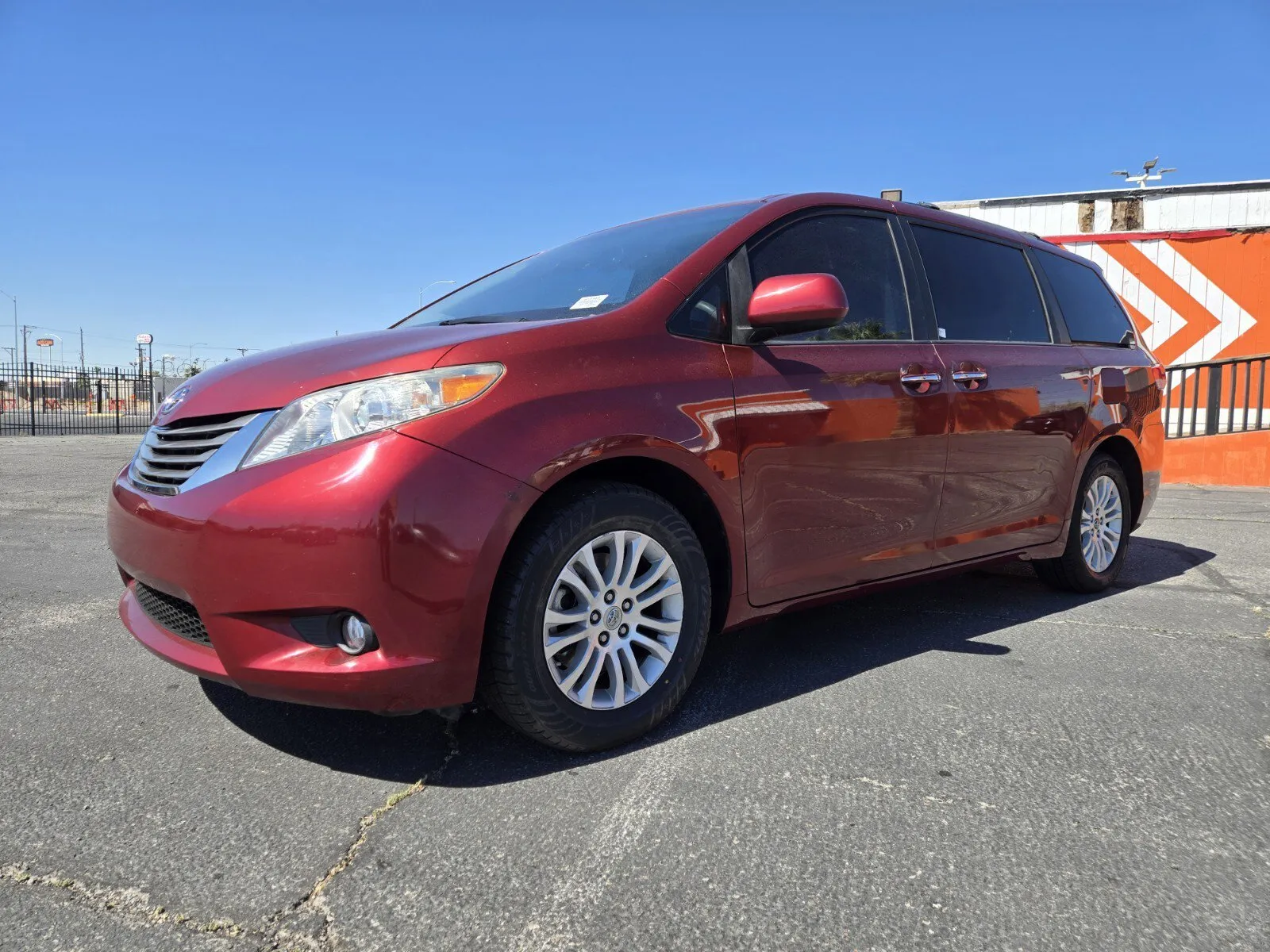 Red 2011 Toyota Sienna Ltd for sale in Las Vegas, NV