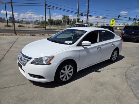 White 2015 Nissan Sentra SV for sale in Las Vegas, NV
