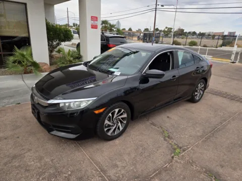 Black 2018 Honda Civic Sedan EX for sale in Las Vegas, NV