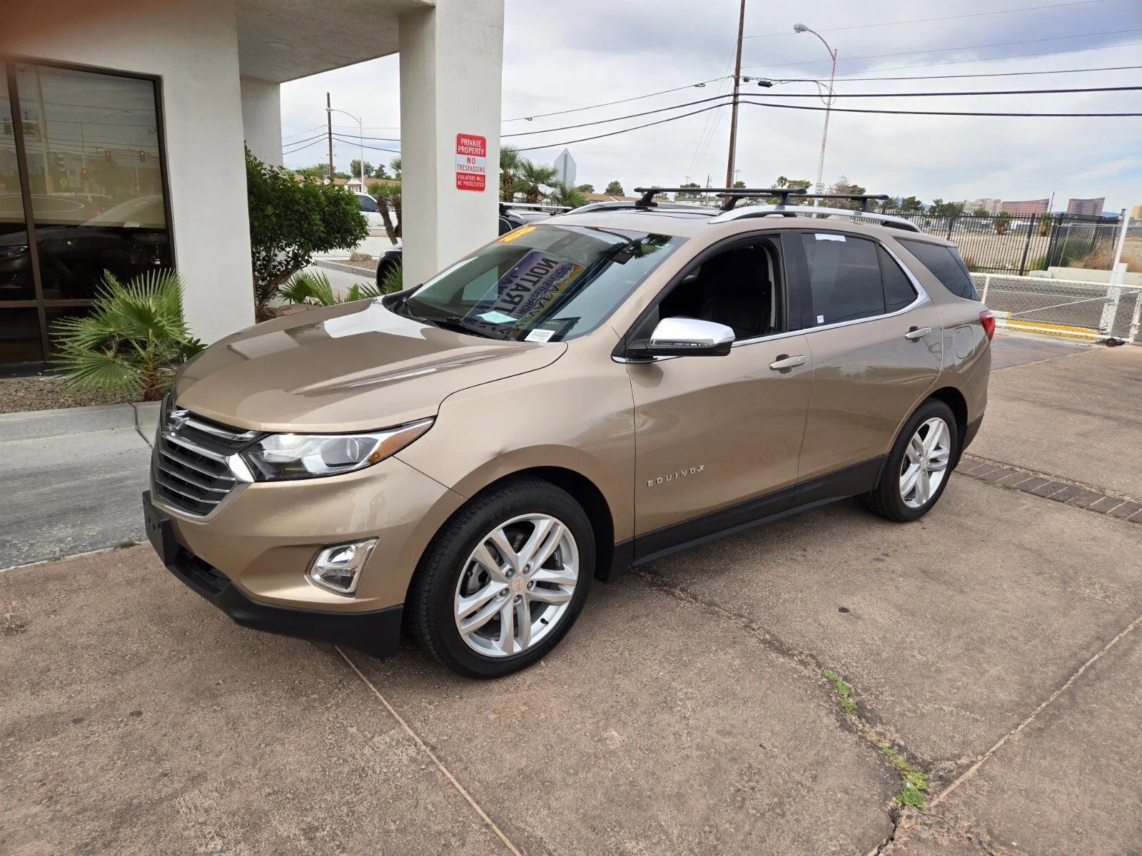 Beige 2018 Chevrolet Equinox Premier for sale in Las Vegas, NV