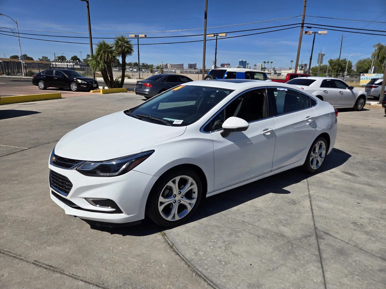 White 2016 Chevrolet Cruze Premier for sale in Las Vegas, NV