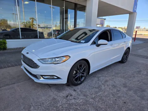 White 2018 Ford Fusion S for sale in Las Vegas, NV