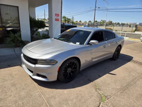 Silver 2016 Dodge Charger SXT for sale in Las Vegas, NV