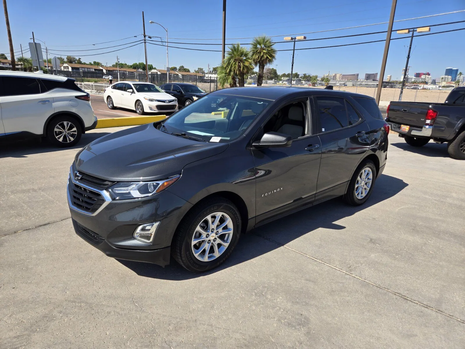 Gray 2021 Chevrolet Equinox LS for sale in Las Vegas, NV
