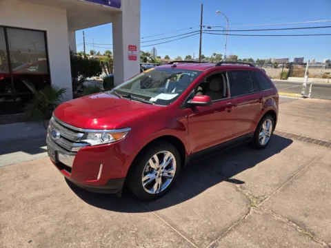 Red 2013 Ford Edge SEL for sale in Las Vegas, NV