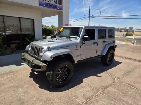 Silver 2017 Jeep Wrangler Unlimited 75th Anniversary for sale in Las Vegas, NV