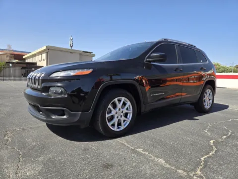 Black 2017 Jeep Cherokee Latitude for sale in Las Vegas, NV