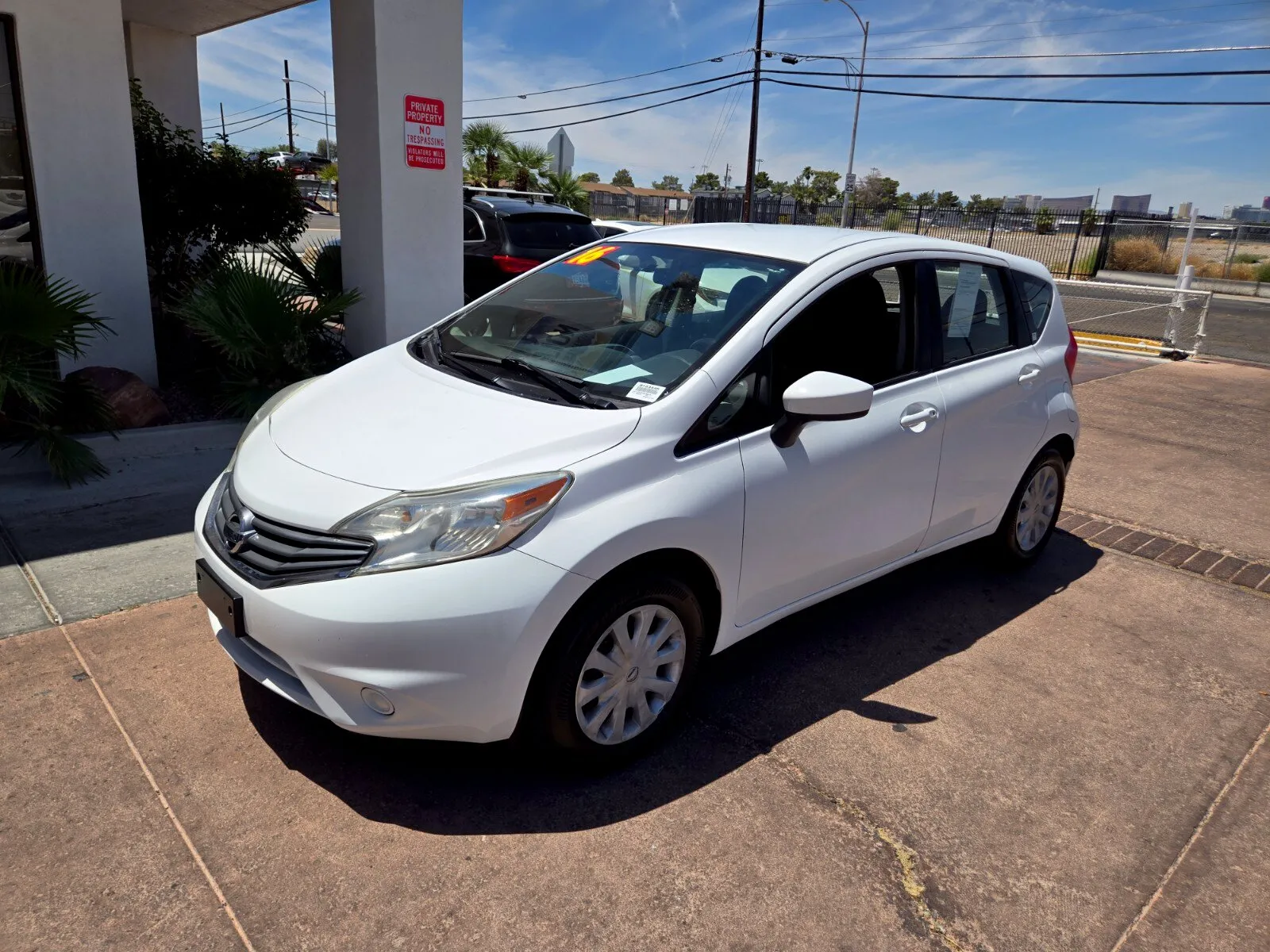 White 2016 Nissan Versa Note S Plus for sale in Las Vegas, NV
