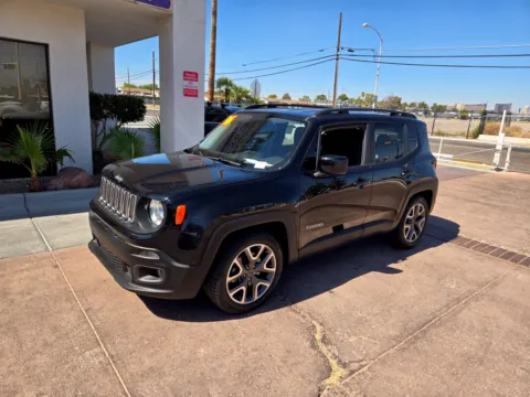 Black 2016 Jeep Renegade Latitude for sale in Las Vegas, NV