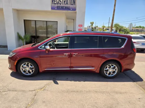 Red 2018 Chrysler Pacifica Limited for sale in Las Vegas, NV