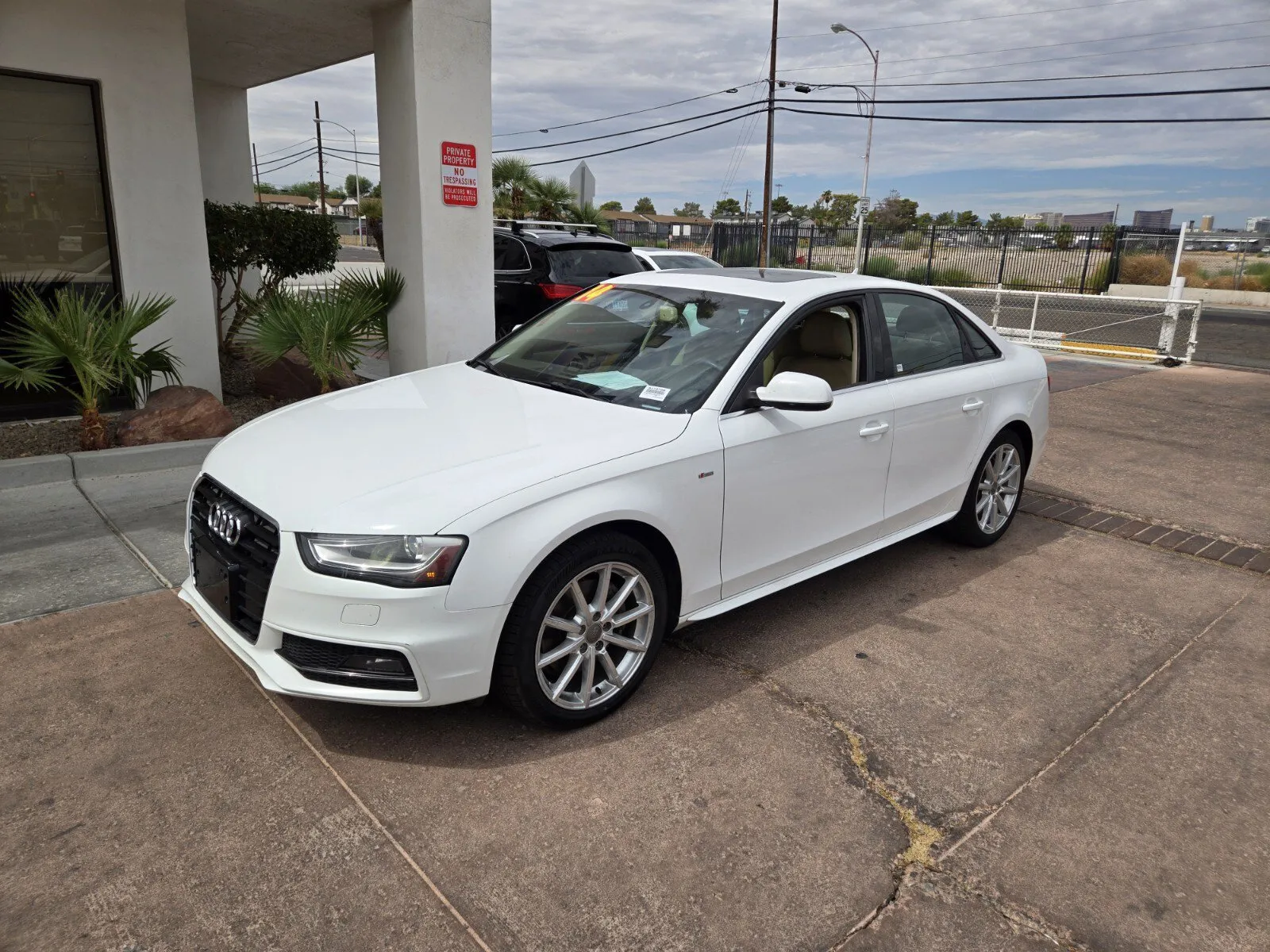 White 2014 Audi A4 Premium Plus for sale in Las Vegas, NV