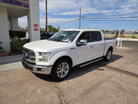 White 2016 Ford F-150 Lariat for sale in Las Vegas, NV
