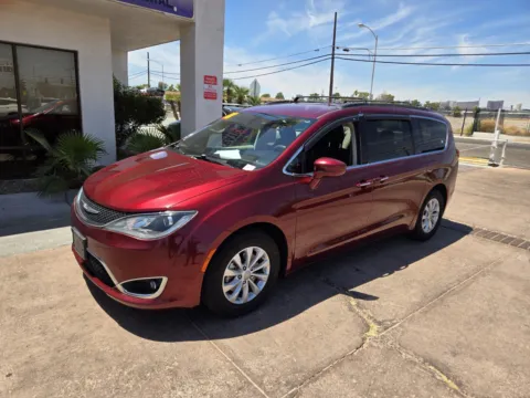 Red 2018 Chrysler Pacifica Touring Plus for sale in Las Vegas, NV
