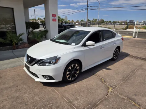 White 2019 Nissan Sentra SR for sale in Las Vegas, NV