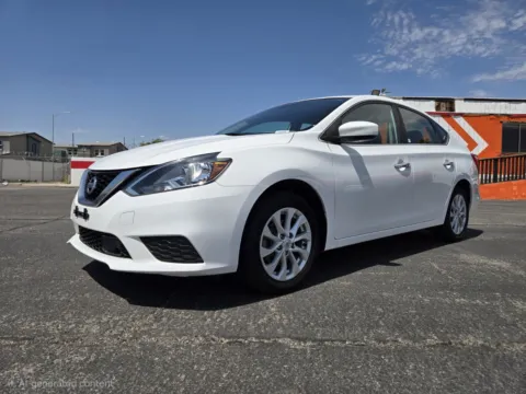 White 2018 Nissan Sentra SV for sale in Las Vegas, NV