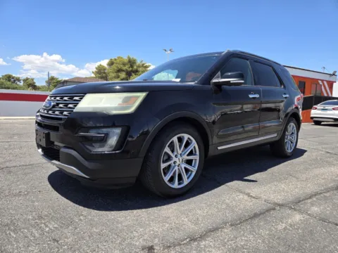 Black 2016 Ford Explorer Limited for sale in Las Vegas, NV